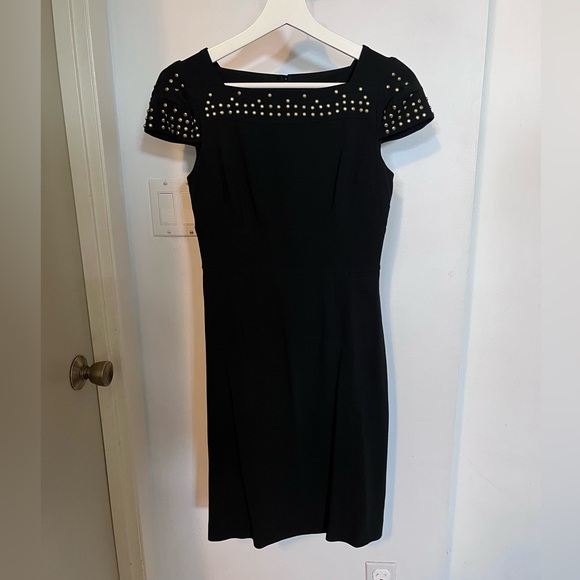 Banana Republic Gold Shoulder Stud Dress - Picture 1 of 4